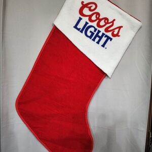 Huge Coors Light Beer Advertising Christmas Stocking